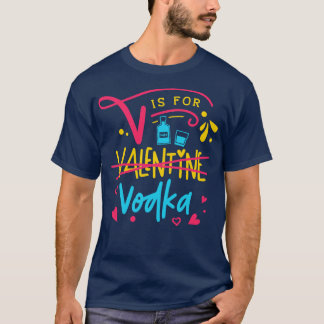 T-shirt V est pour Vodka 1