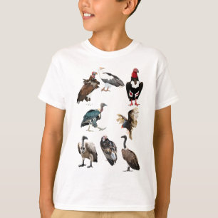 T-shirt V est pour Vulture.Vautour Illustration Majestic S