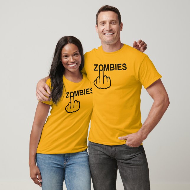 T-Shirt V-Neck Zombies Flip (Unisex)