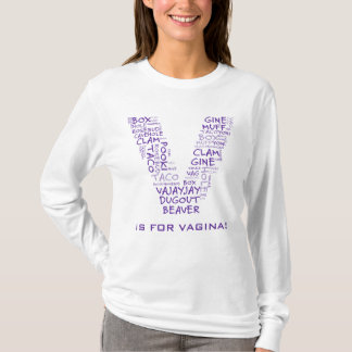 T-shirt V pour la victoire de vagin au Michigan