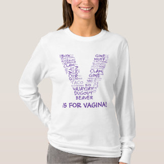 T-shirt V pour la victoire de vagin au Michigan