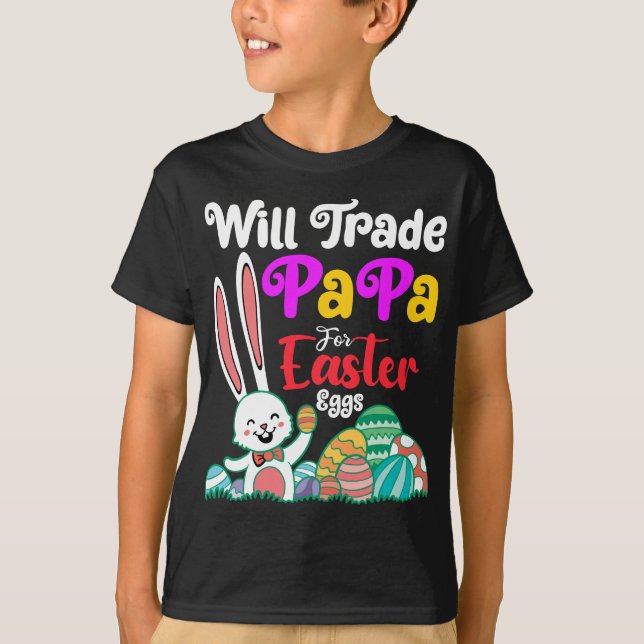 T-shirt Va Échanger Des Papa Pour Les Oeufs De Pâques (Devant)