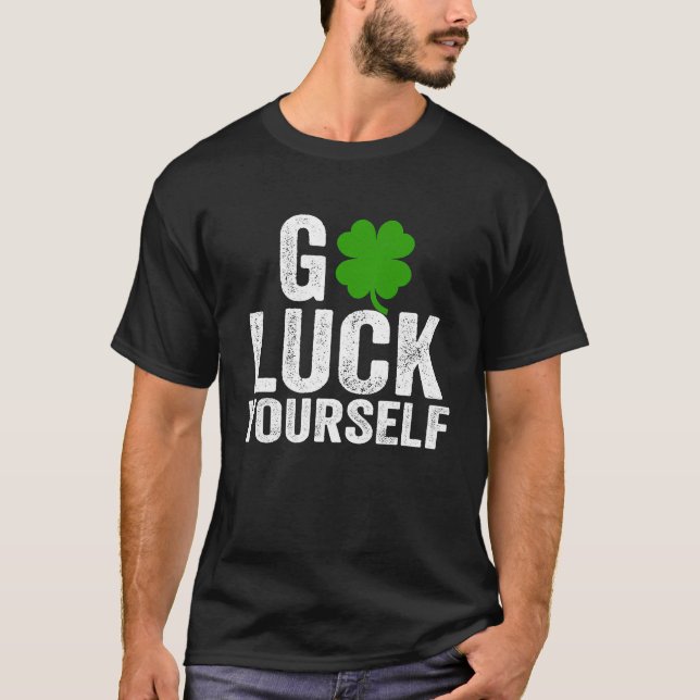 T-shirt Va T'Enchérir Drôle Saint Patrick's Day Pour Adu (Devant)