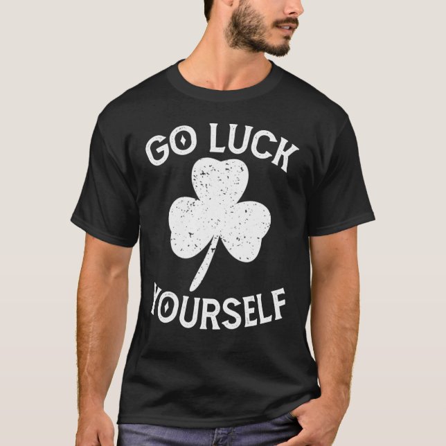 T-shirt Va T'Enchérir Saint Patrick Day Funny St Patron (Devant)