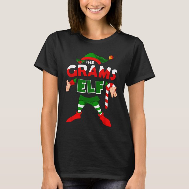 T-shirt VACANCES 365 Noël Grams Elf (Devant)