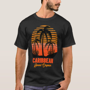 T-shirt Vacances à la plage dans les Caraïbes à Grand Caym