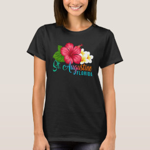 T-shirt Vacances à St Augustine Floride Hibiscus Tropical