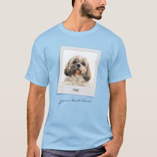T-shirt Vacances Animaux de compagnie Anniversaire Photo C