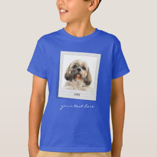 T-shirt Vacances Animaux de compagnie Anniversaire Photo C