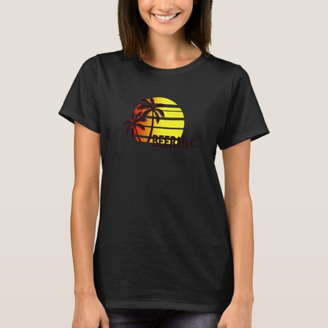 T-shirt Vacances Bière Et Boire De La Bière (Devant)