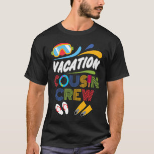 T-shirt Vacances Cousin Crew Famille Vacances Cruise Beach