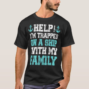 T-shirt Vacances croisière croisière en famille jumelée