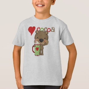 T-shirt Vacances d'amour de cacao d'ours