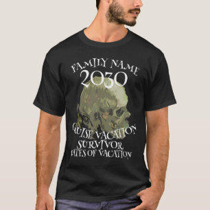 T-shirt Vacances de bateau de croisière 2030 Survivant de