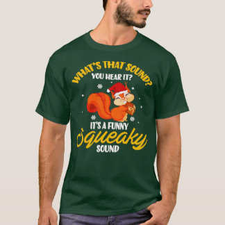 T-shirt Vacances de chemise d'écureuil de Noël