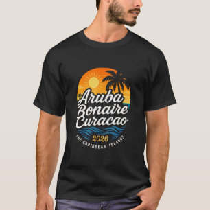 T-shirt Vacances de croisière aux îles Abc Aru Bonaire Cur