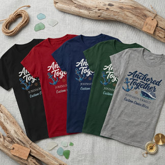 T-shirt Vacances de croisière en famille personnalisées «