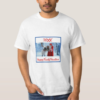 T-shirt vacances de famille de Noël