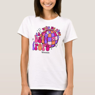 T-shirt Vacances de Fille Chaude Rétro Bonne Année Fête
