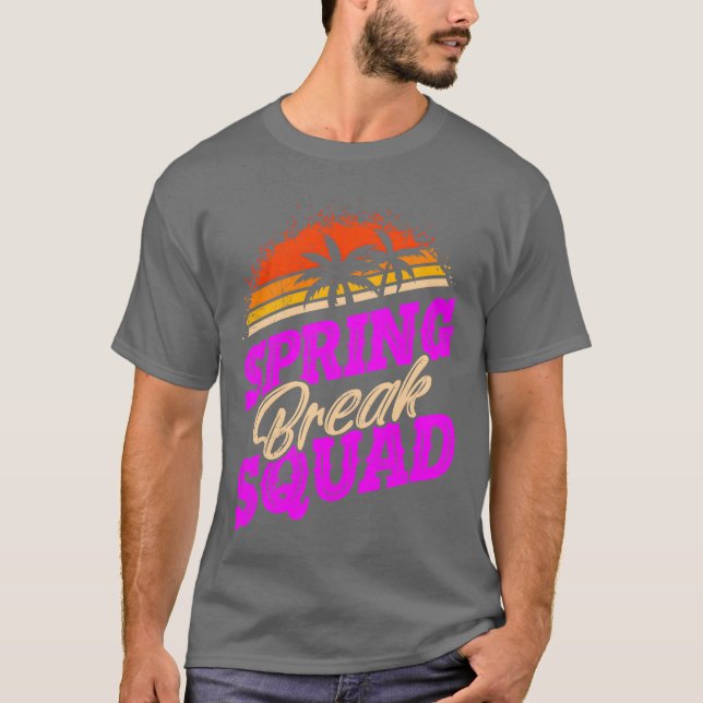 T-shirt Vacances de l'équipe Spring Break (Devant)