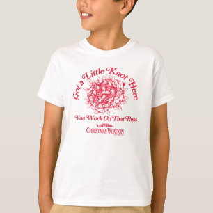 T-shirt Vacances de Noël   Donnez un petit noeud ici