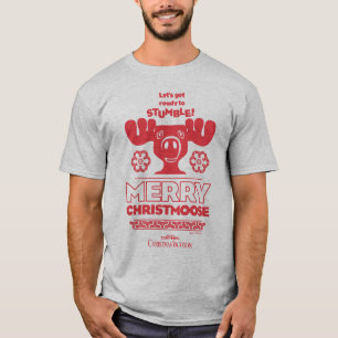 T-shirt Vacances de Noël Joyeux Christmoose