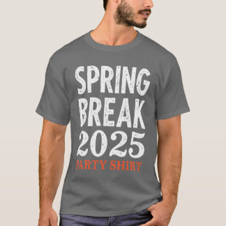 T-shirt Vacances de printemps 2025 garçon de fête