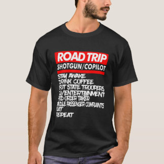 T-shirt Vacances de route en famille été extérieur