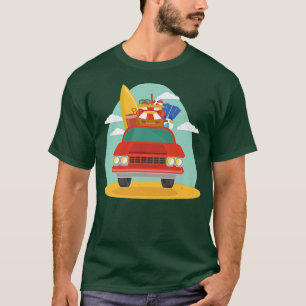 T-shirt vacances de sable voyage vacances voyage de vacanc