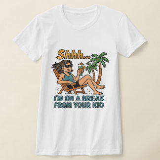 T-shirt Vacances d'enseignant amusant
