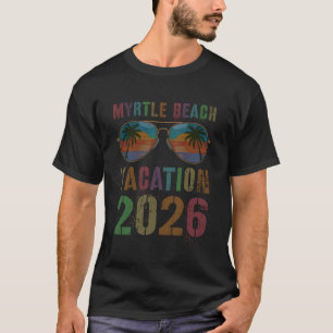 T-shirt Vacances des enfants à Myrtle Beach 2026 Voyage Cr