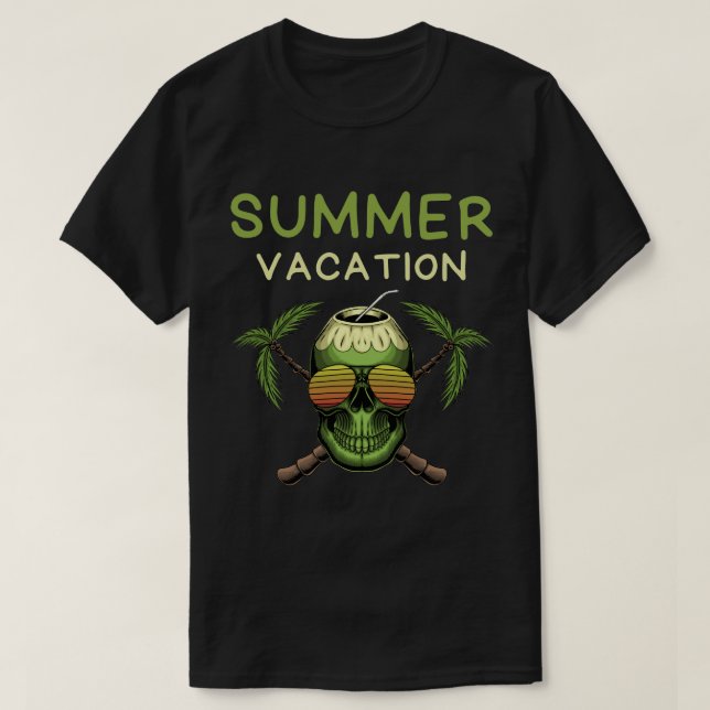 T-shirt Vacances d'été (Design devant)