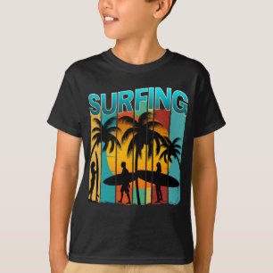 T-shirt vacances d'été au surf