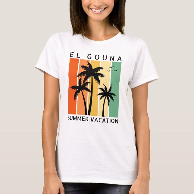 T-shirt vacances d'été El Gouna (Devant)