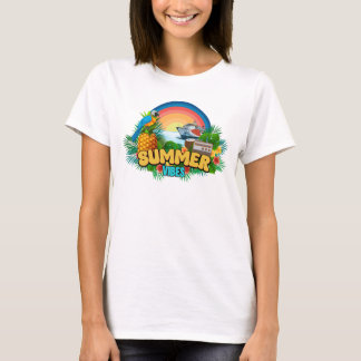 T-shirt Vacances d'été plage vibes
