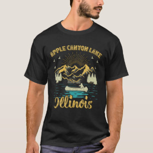 T-shirt Vacances d'été Retro Illinois Apple Canyon Lake