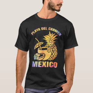 T-shirt Vacances d'été Retro Sunset Mexico Playa Del Carm