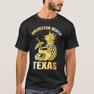 T-shirt Vacances d'été Retro Sunset Texas Galveston Beach