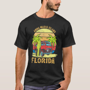 T-shirt Vacances d'été Vintage Floride Anna Maria île