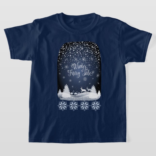 T-shirt Vacances d'hiver Conte de fées Imaginaire Forêt de (Poser)