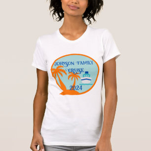 T-shirt Vacances en croisière tropicale