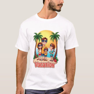 T-shirt vacances en famille