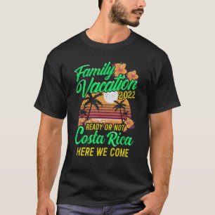 T-shirt Vacances en famille 2022 Costa Rica Groupe de jume