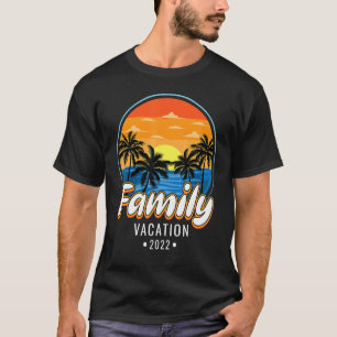 T-shirt Vacances en famille 2022 Trip Summer Vacation Beac