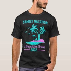 T-shirt Vacances en famille 2022 Vintage Floride St August