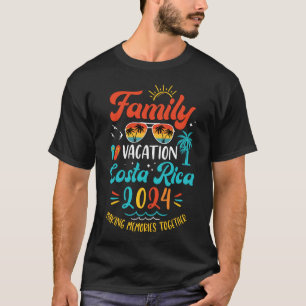 T-shirt Vacances en famille 2024 Costa Rica Correspondance