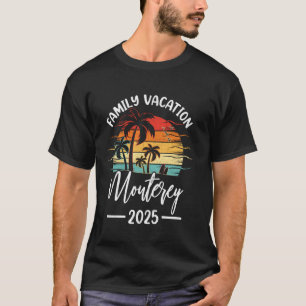 T-shirt Vacances en famille 2025 Vintage Californie Monter