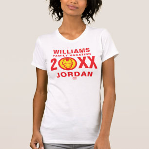 T-shirt Vacances en famille d'Iron Man