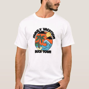T-shirt Vacances en famille Duck Town Beach Caroline du No