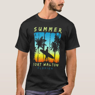T-shirt Vacances en famille Floride Fort Walton Sunset Bea